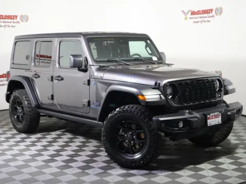 Photos of 2025 Jeep Wrangler Willys 4xe for sale in Colorado Springs, CO at McCloskey Truck Town (Licensed as McCloskey Motors Inc.)
