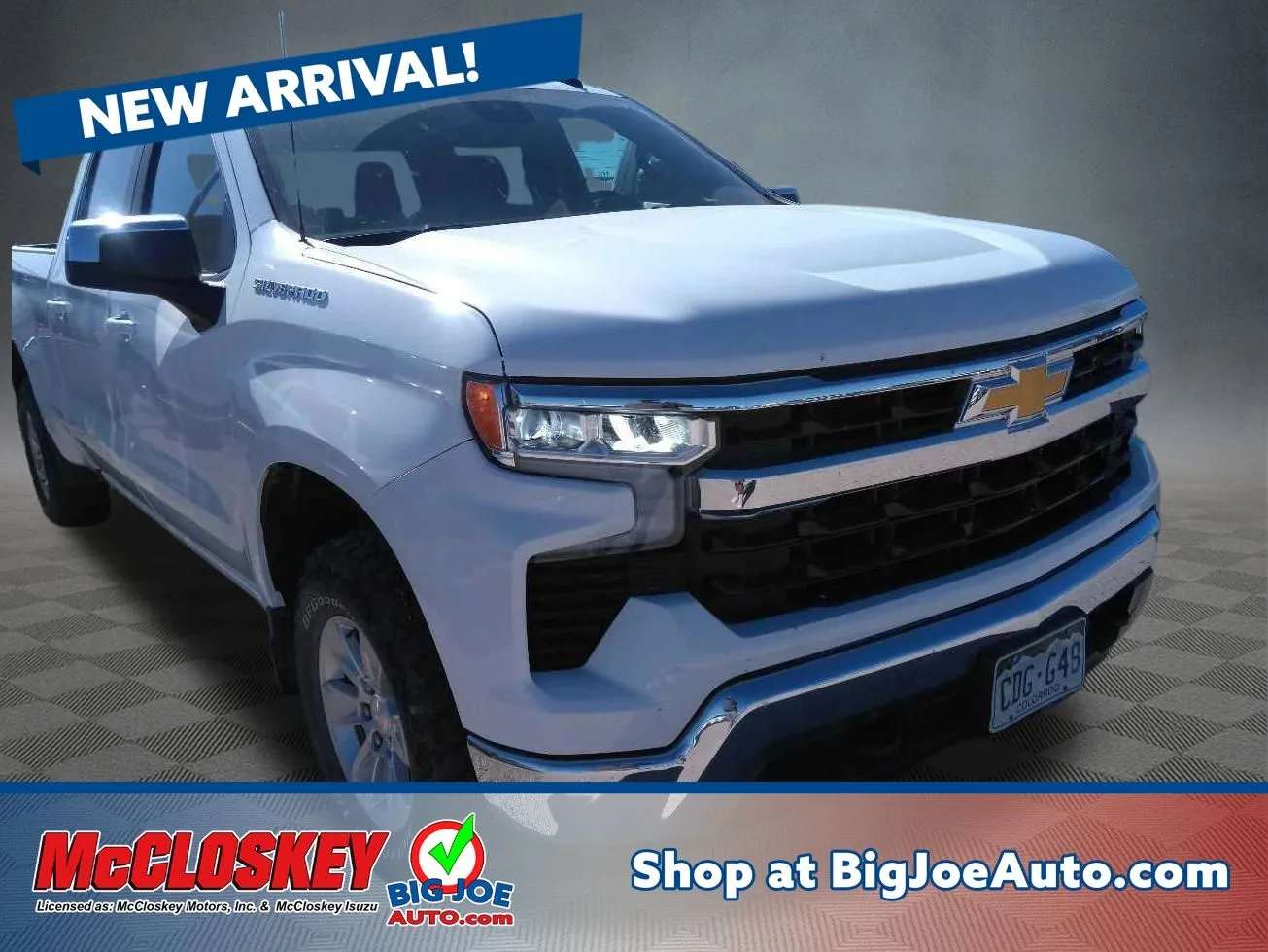 White 2022 Chevrolet Silverado 1500 LT for sale in Colorado Springs, CO