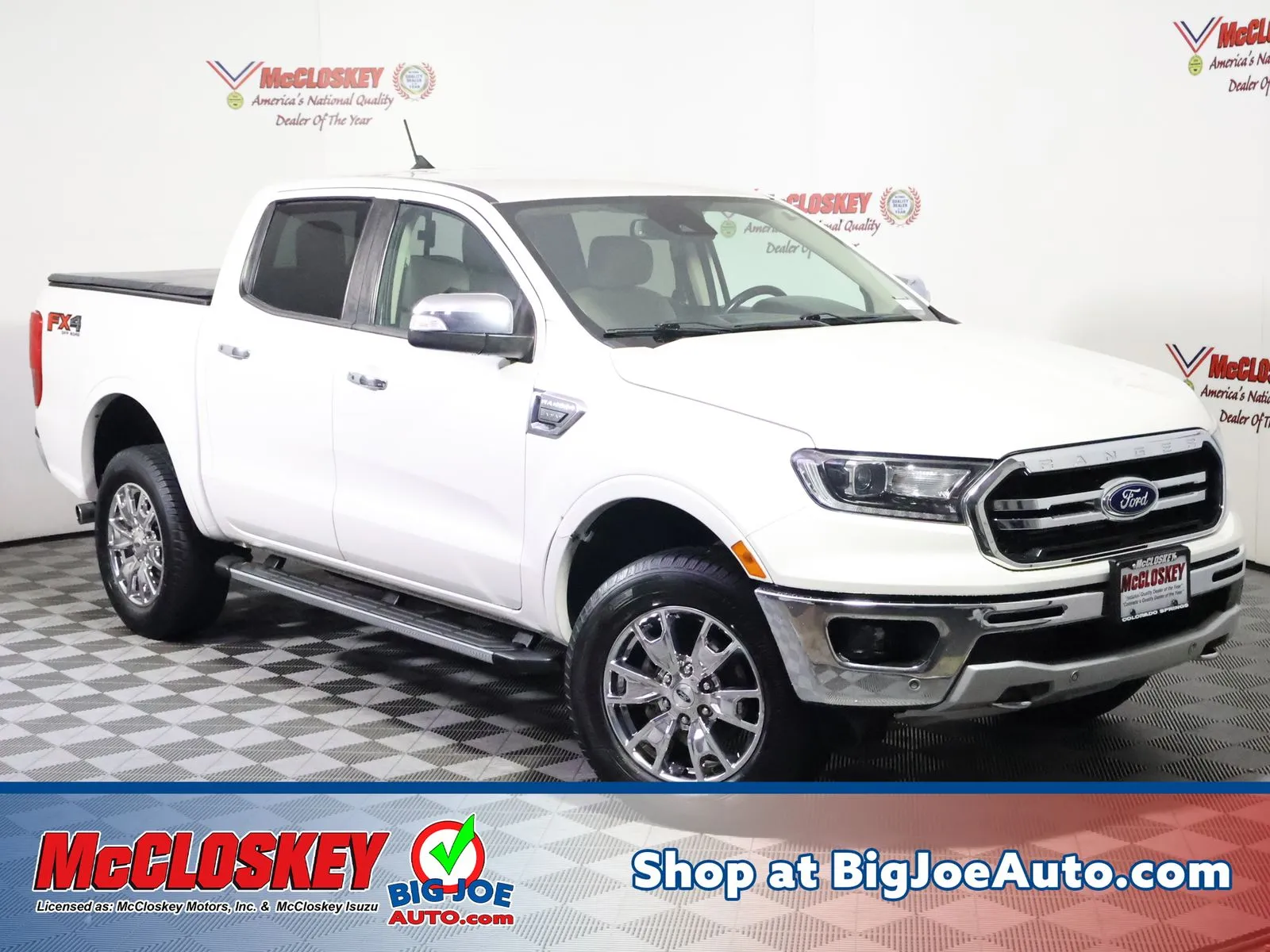 White 2019 Ford Ranger Lariat for sale in Colorado Springs, CO