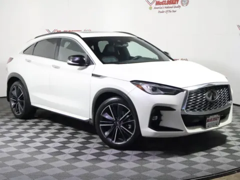 Photos of 2023 INFINITI QX55 LUXE for sale in Colorado Springs, CO at McCloskey Truck Town (Licensed as McCloskey Motors Inc.)