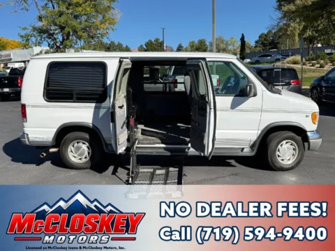 White 2000 Ford E-150 MOBILITY VAN for sale in Colorado Springs, CO