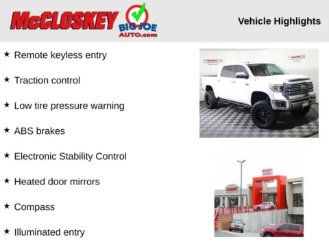 Photos of 2019 Toyota Tundra Platinum 1794 for sale in Colorado Springs, CO at McCloskey Truck Town (Licensed as McCloskey Motors Inc.)