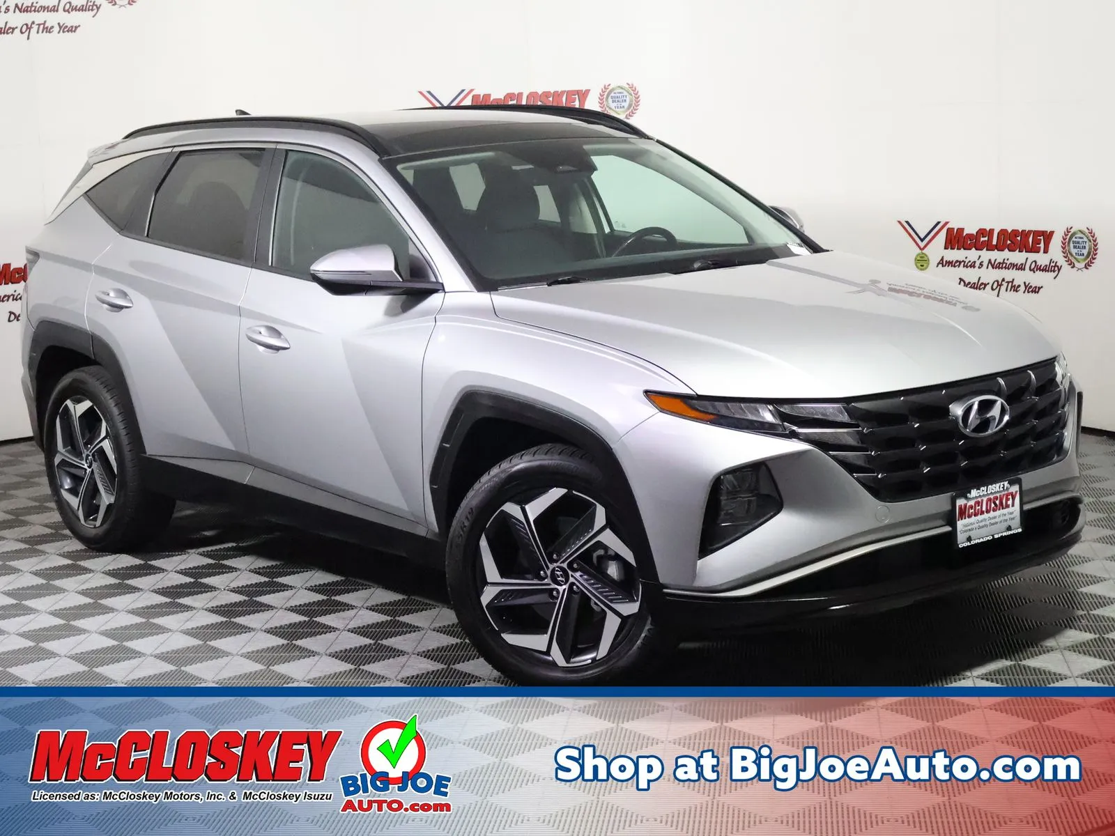 Silver 2022 Hyundai Tucson Hybrid SEL Convenience for sale in Colorado Springs, CO