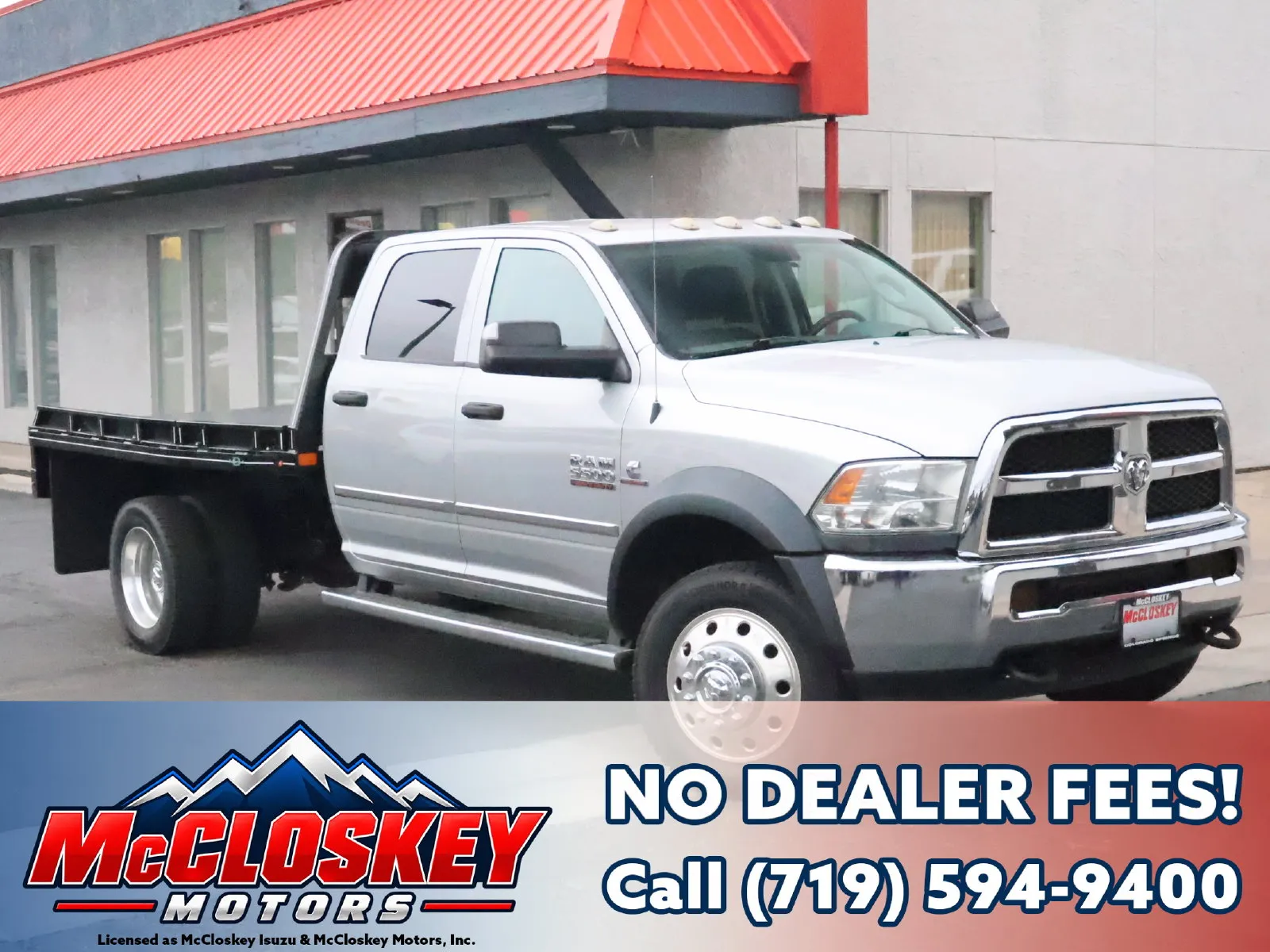 Silver 2015 Ram 5500 HD Tradesman NEW BUTLER FLATBED! for sale in Colorado Springs, CO