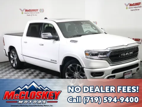 White 2019 Ram 1500 Limited for sale in Colorado Springs, CO