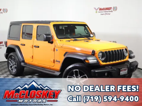 Orange 2025 Jeep Wrangler Sport S 4xe for sale in Colorado Springs, CO