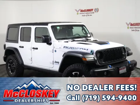 White 2024 Jeep Wrangler Rubicon 4xe for sale in Colorado Springs, CO
