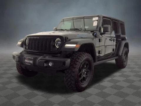 Photos of 2025 Jeep Wrangler Willys 4xe for sale in Colorado Springs, CO at McCloskey Truck Town (Licensed as McCloskey Motors Inc.)