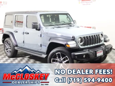 Gray 2025 Jeep Wrangler Sport S 4xe for sale in Colorado Springs, CO