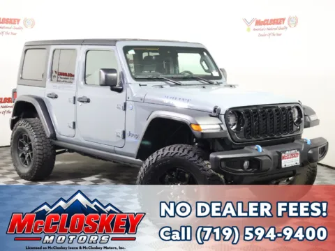 Gray 2024 Jeep Wrangler Willys 4xe LIFTED! for sale in Colorado Springs, CO