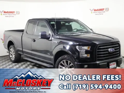 Black 2016 Ford F-150 XLT for sale in Colorado Springs, CO