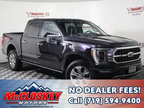 Black 2021 Ford F-150 Platinum for sale in Colorado Springs, CO