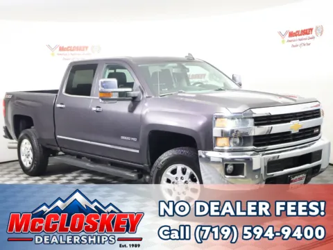 Gray 2015 Chevrolet Silverado 3500 HD LTZ for sale in Colorado Springs, CO