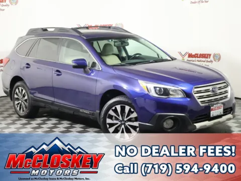Blue 2015 Subaru Outback 2.5i for sale in Colorado Springs, CO