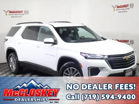 White 2023 Chevrolet Traverse LT for sale in Colorado Springs, CO