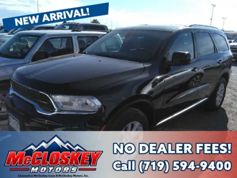 Black 2023 Dodge Durango SXT for sale in Colorado Springs, CO