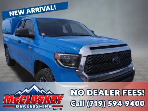Blue 2021 Toyota Tundra SR5 for sale in Colorado Springs, CO