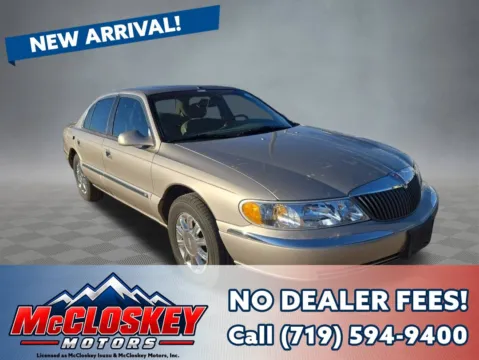 Gold 2002 Lincoln Continental for sale in Colorado Springs, CO
