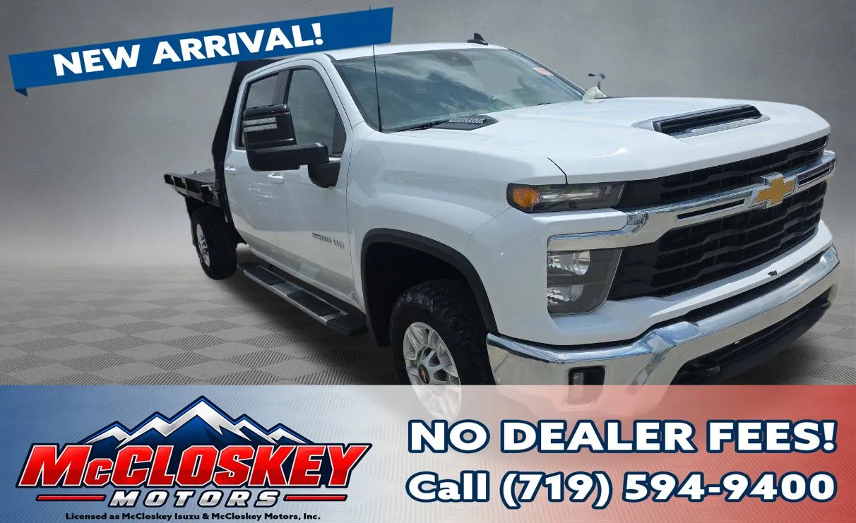 White 2024 Chevrolet Silverado 2500 HD LT FLATBED! for sale in Colorado Springs, CO