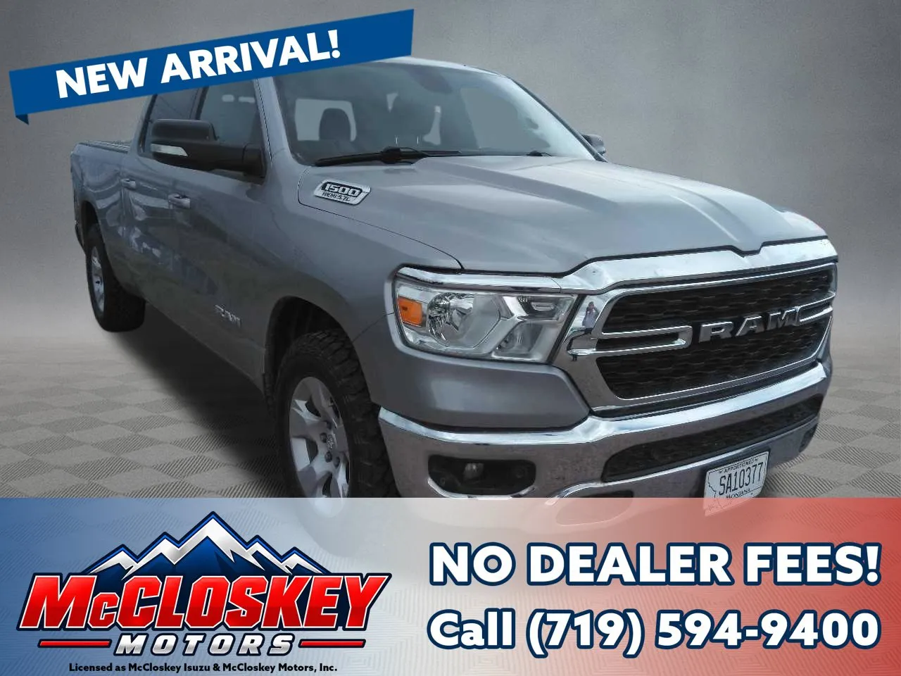 Silver 2022 Ram 1500 Big Horn/Lone Star for sale in Colorado Springs, CO