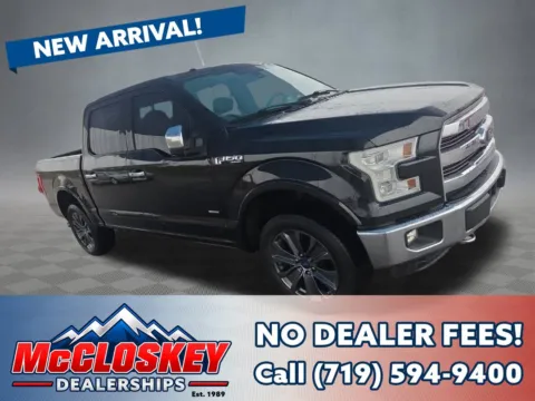 Black 2015 Ford F-150 Lariat for sale in Colorado Springs, CO