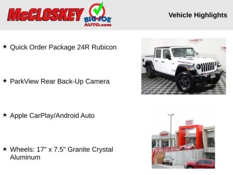 Photos of 2023 Jeep Gladiator Rubicon for sale in Colorado Springs, CO at McCloskey Truck Town