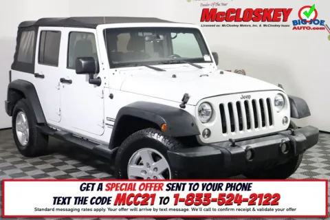 White 2017 Jeep Wrangler Unlimited Sport for sale in Colorado Springs, CO