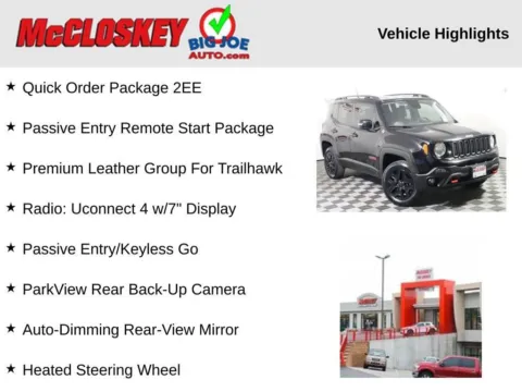 Another view of 2018 Jeep Renegade Trailhawk for sale in Colorado Springs, CO at McCloskey Truck Town (Licensed as McCloskey Motors Inc.)