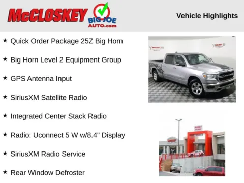 Photos of 2022 Ram 1500 Big Horn/Lone Star for sale in Colorado Springs, CO at McCloskey Truck Town