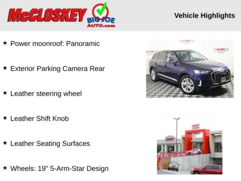 Photos of 2023 Audi Q7 55 Premium Plus for sale in Colorado Springs, CO at McCloskey Truck Town