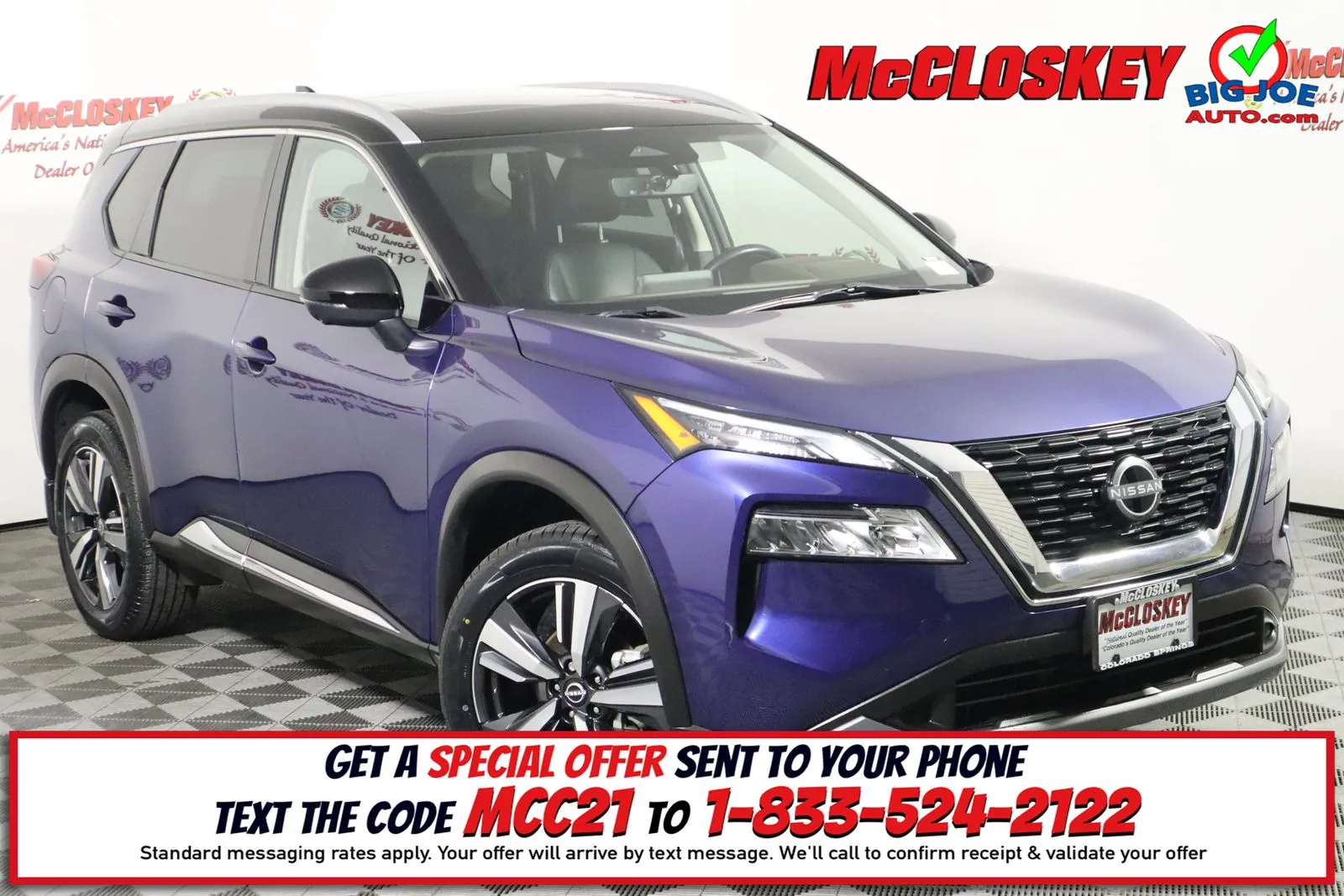 Blue 2023 Nissan Rogue SL for sale in Colorado Springs, CO
