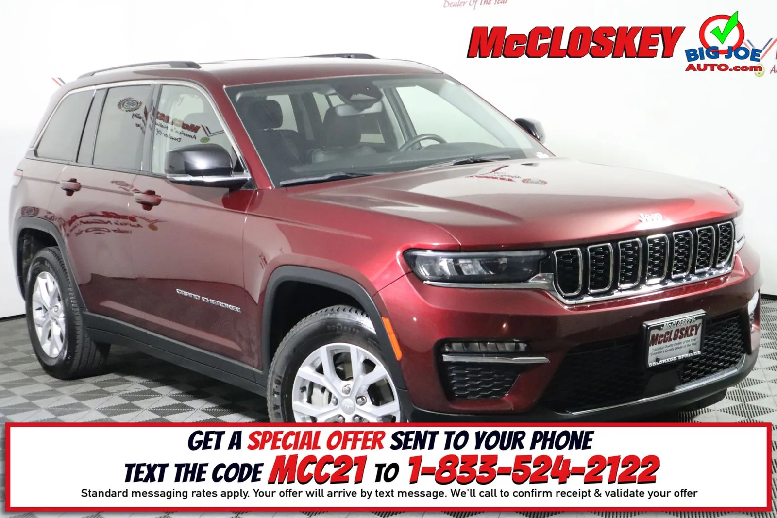 Red 2023 Jeep Grand Cherokee Limited for sale in Colorado Springs, CO