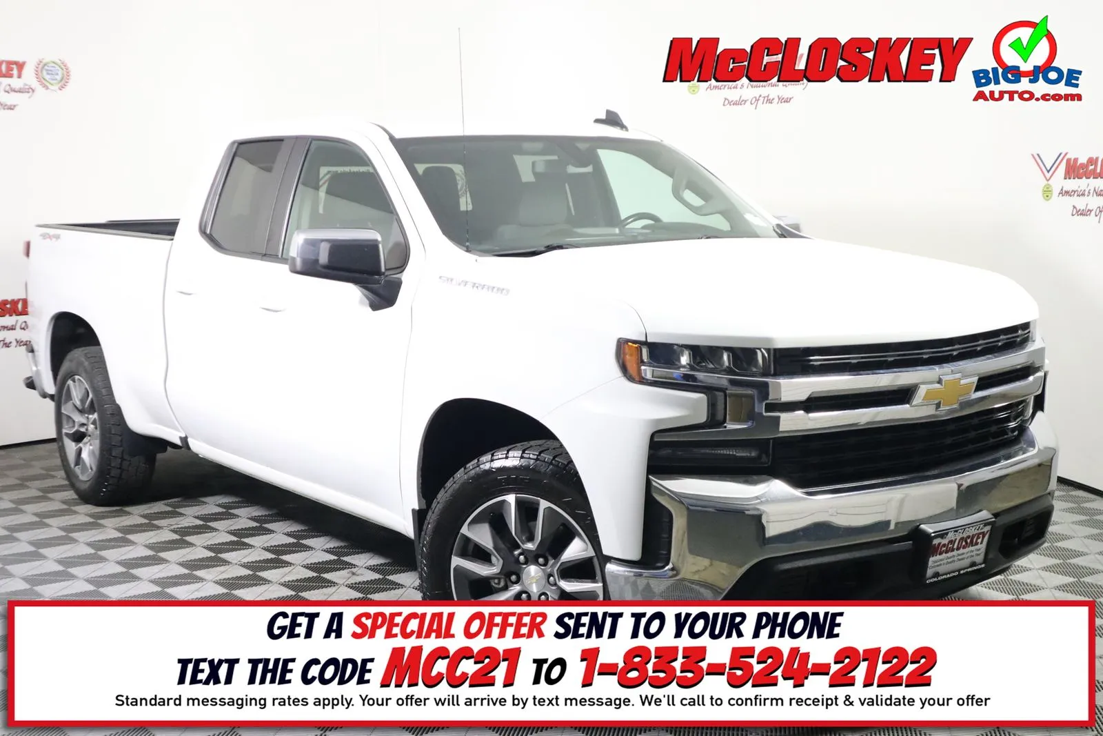White 2021 Chevrolet Silverado 1500 LT for sale in Colorado Springs, CO