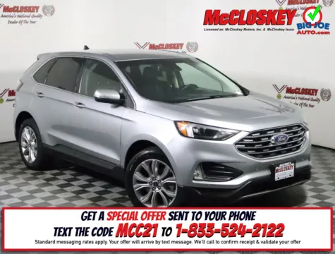 Silver 2022 Ford Edge Titanium for sale in Colorado Springs, CO