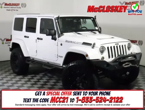 White 2014 Jeep Wrangler Unlimited Rubicon for sale in Colorado Springs, CO