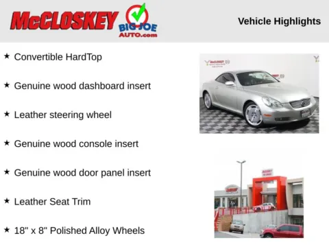 Photos of 2002 Lexus SC 430 for sale in Colorado Springs, CO at McCloskey Truck Town