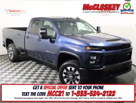 Blue 2021 Chevrolet Silverado 2500HD Custom for sale in Colorado Springs, CO