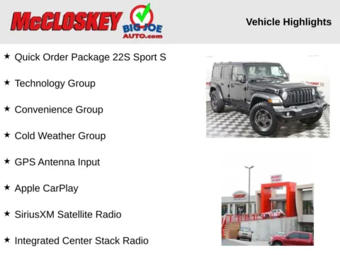 Photos of 2021 Jeep Wrangler Unlimited Sport S for sale in Colorado Springs, CO at McCloskey Truck Town