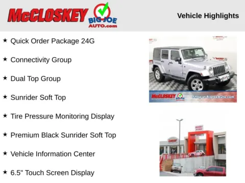 Photos of 2014 Jeep Wrangler Unlimited Sahara for sale in Colorado Springs, CO at McCloskey Truck Town (Licensed as McCloskey Motors Inc.)