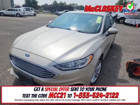 White 2018 Ford Fusion Hybrid S for sale in Colorado Springs, CO