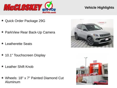 Photos of 2023 Jeep Compass Limited for sale in Colorado Springs, CO at McCloskey Truck Town
