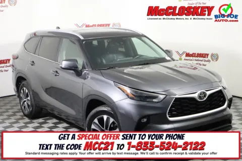 Gray 2024 Toyota Highlander XLE for sale in Colorado Springs, CO