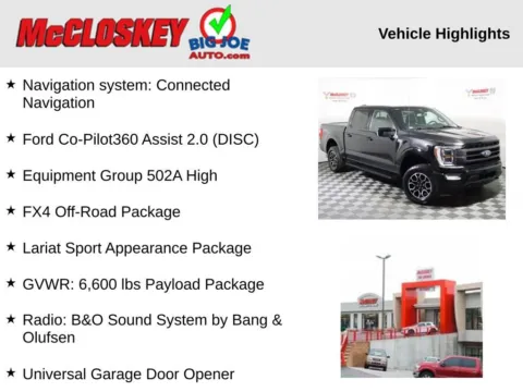 Photos of 2022 Ford F-150 LARIAT for sale in Colorado Springs, CO at McCloskey Truck Town (Licensed as McCloskey Motors Inc.)