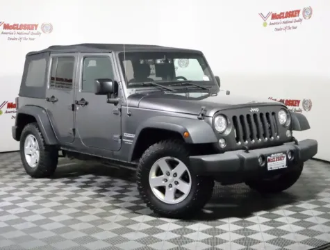 Another view of 2018 Jeep Wrangler JK Unlimited Sport for sale in Colorado Springs, CO at McCloskey Motors, Inc.
