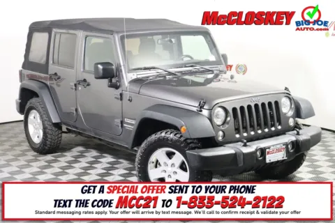 Gray 2018 Jeep Wrangler JK Unlimited Sport for sale in Colorado Springs, CO
