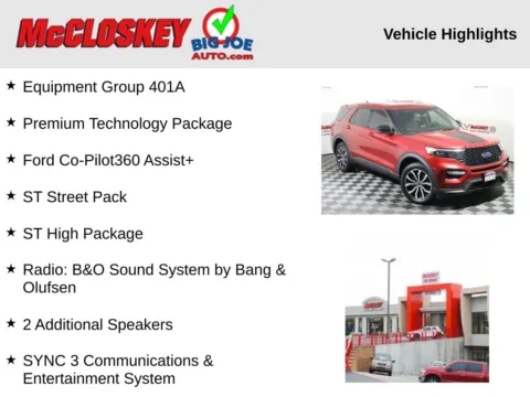 Photos of 2021 Ford Explorer ST for sale in Colorado Springs, CO at McCloskey Motors, Inc.