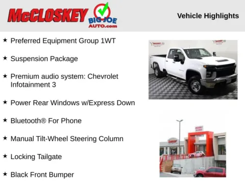 Photos of 2022 Chevrolet Silverado 2500HD Work Truck for sale in Colorado Springs, CO at McCloskey Motors, Inc.