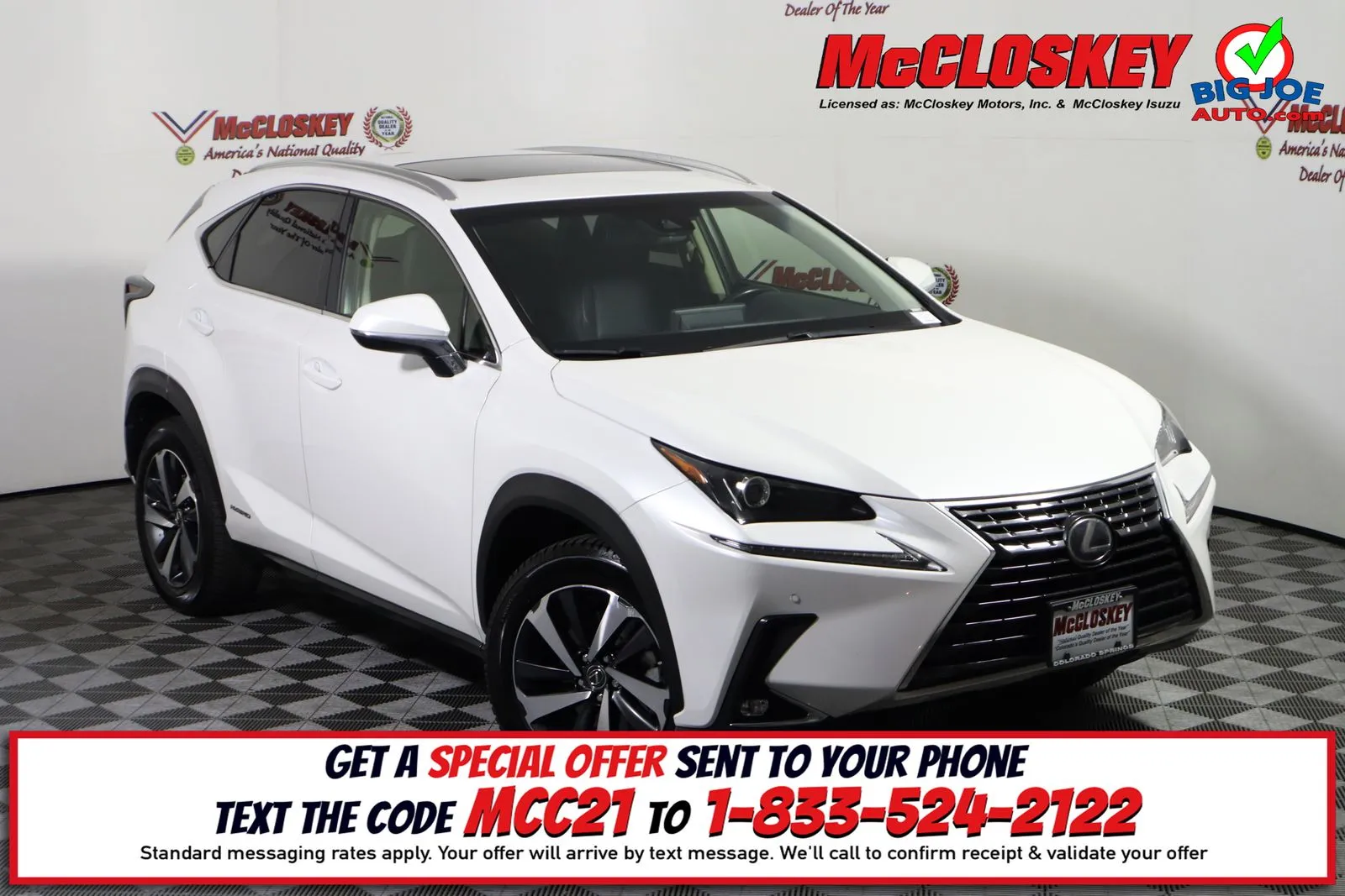 White 2018 Lexus NX 300h for sale in Colorado Springs, CO