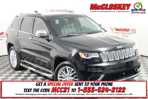 Black 2017 Jeep Grand Cherokee Summit for sale in Colorado Springs, CO