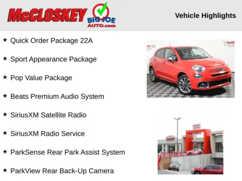 Photos of 2022 Fiat 500X Pop for sale in Colorado Springs, CO at McCloskey Truck Town